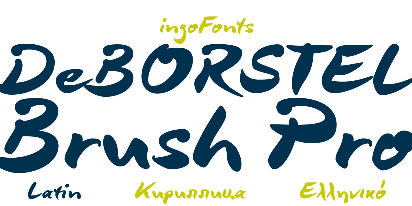 DeBorstel Brush Pro Font